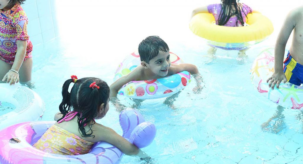 Swimming-lessons-Children-Eden-Castle-Preschool-Gurgaon